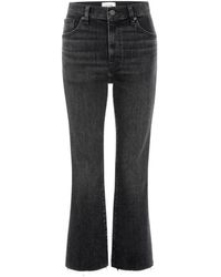 FRAME - Faded Frayed-Hem Jeans - Lyst