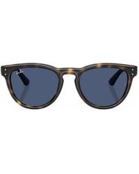 Ray-Ban - Rb2237 Tortoiseshell-Effect Round-Frame Sunglasses - Lyst