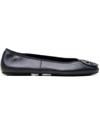 Tory Burch - Reva Logo-Plaque Ballet Flats - Lyst