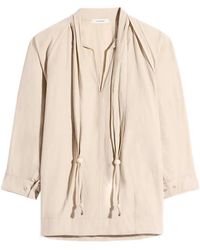 Lemaire - Long-Sleeve Scarf Shirt - Lyst