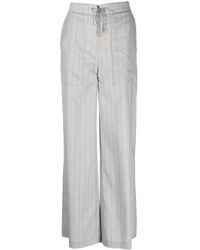 Fabiana Filippi - Pinstripe Straight-Leg Trousers - Lyst