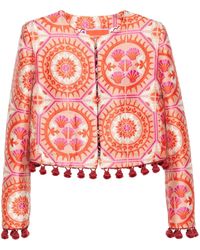 La DoubleJ - Tasselled Bijoux Jacket - Lyst