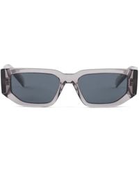 Prada - Sunglasses With Triangle Logo - Lyst