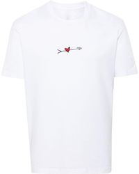 Neil Barrett - Cupid T-Shirt mit Logo-Applikation - Lyst