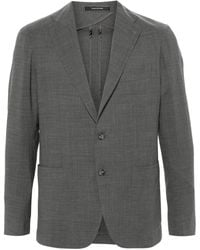Tagliatore - Notched-Lapels Single-Breasted Blazer - Lyst
