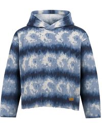 Maison hideout - Cloud Pattern Cropped Hoodie - Lyst