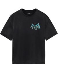 Amiri - T-shirts En Polo's Zwart - Lyst