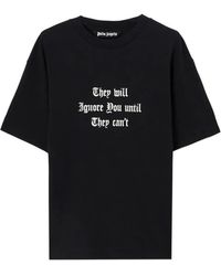 Palm Angels - Print Ribbed T-Shirt - Lyst