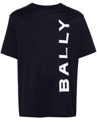 Bally - T-shirt en coton à logo imprimé - Lyst
