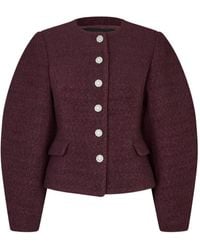 ROTATE BIRGER CHRISTENSEN - Cocoon Sleeved Jacket - Lyst