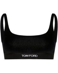 Tom Ford - Bralette De Terciopelo Elástico, Mujer, Talla - Lyst