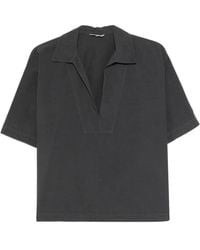 Barena - V-Neck Cotton Blouse - Lyst