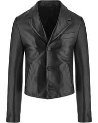 Ferragamo - Leather Jacket - Lyst