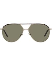 Giorgio Armani - Pilot-frame Sunglasses - Lyst