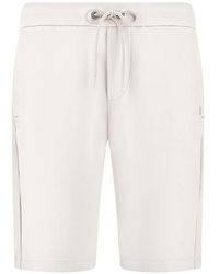 Paul & Shark - Active Fleece Cotton Sport Bermuda Shorts - Lyst