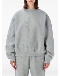 Nike - Logo-Embroidered Sweatshirt - Lyst