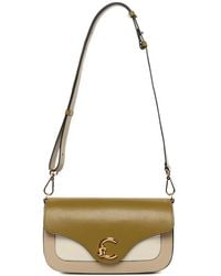 Coccinelle - C-Me Flap Charm Leather Shoulder Bag - Lyst