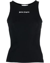 Palm Angels - Logo-print Compression Tank Top - Lyst