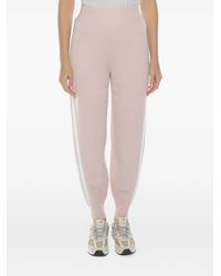 ARMANI EXCHANGE - Knitted Logo-Embroidered Track Pants - Lyst