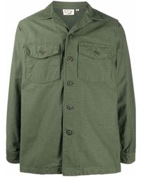 Orslow Chest-pocket Shirt Jacket - Green