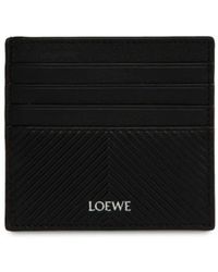 Loewe - Porte-Cartes À Logo Embossé - Lyst