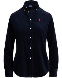 Polo Ralph Lauren - Corduroy Long-Sleeve Collared Shirt - Lyst