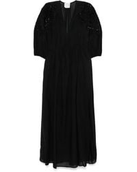 Forte Forte - Abito Lungo Con Ricamo - Lyst