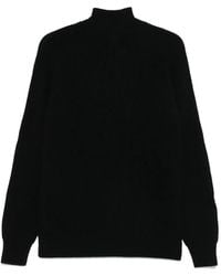 Barba Napoli - Ribbed Zip-Up Cardigan - Lyst