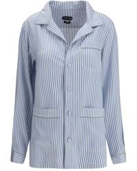 Tom Ford - Striped Silk Shirt - Lyst