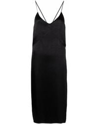 DSquared² - Midi-Jurk Met Satijnen Afwerking - Lyst