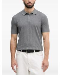 Benetton - Polo Texture - Lyst