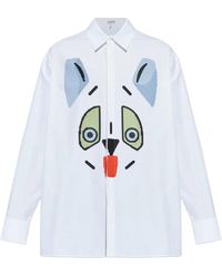 Loewe - X Louis Wain Verfraaid Overhemd - Lyst