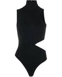 Wolford - Body A Collo Alto Con Dettaglio Cut-Out - Lyst