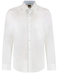 BOSS - Buttoned Shirt - Lyst