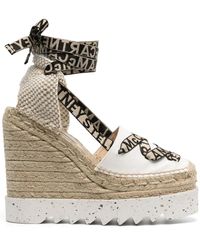 Stella McCartney - Gaia Espadrille Wedges - Lyst