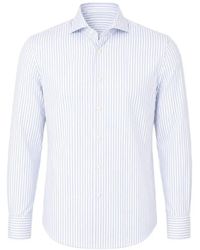 Traiano Milano - Striped Long-Sleeve Shirt - Lyst