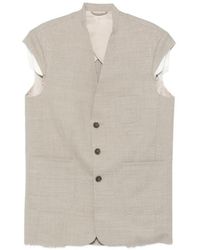 SONIA CARRASCO - Sleeveless Patch-Pocket Jacket - Lyst