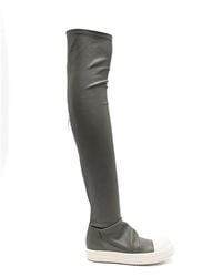 Rick Owens - Leather Over-The-Knee Boots - Lyst