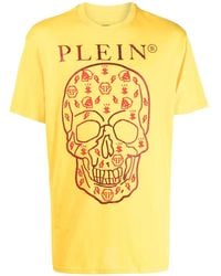 Philipp Plein - Skull-Print Detail T-Shirt - Lyst