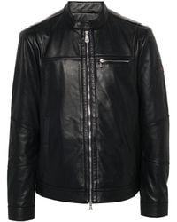 Peuterey - Trearie Leather Jacket - Lyst