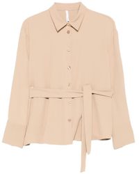 Imperial - Belted Button-Down Shirt - Lyst