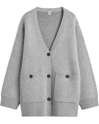 TOTEME - Cardigan À Col V - Lyst