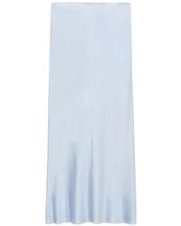 Dorothee Schumacher - Sense Of Shine Satin-Finish Panelled Skirt - Lyst