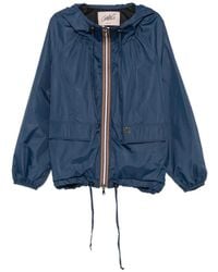 Carla G - Hooded Zip-Up Jacket - Lyst