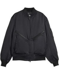 adidas - Y-3 Zip-Up Bomber Jacket - Lyst