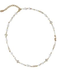 KARL LAGERFELD - Pearl-Embellished Necklace - Lyst