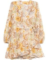 Zimmermann - Daylight Frill Mini Dress - Lyst