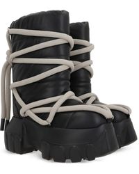 Rick Owens Lace Up Creeper Boots in Black for Men | Lyst