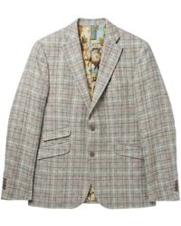 ABSEITS - Glen-Check Tailored Blazer - Lyst