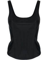 Mugler - Geripptes Tanktop - Lyst